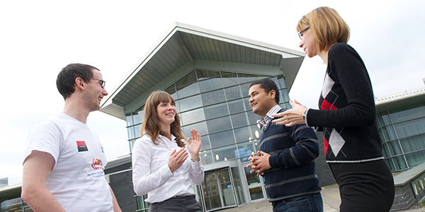 Students outside AFRC