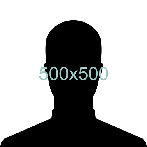 a silhouette of a person used as a placeholder